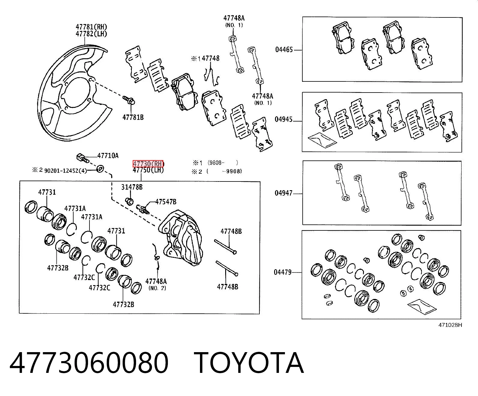 4773060080 Toyota