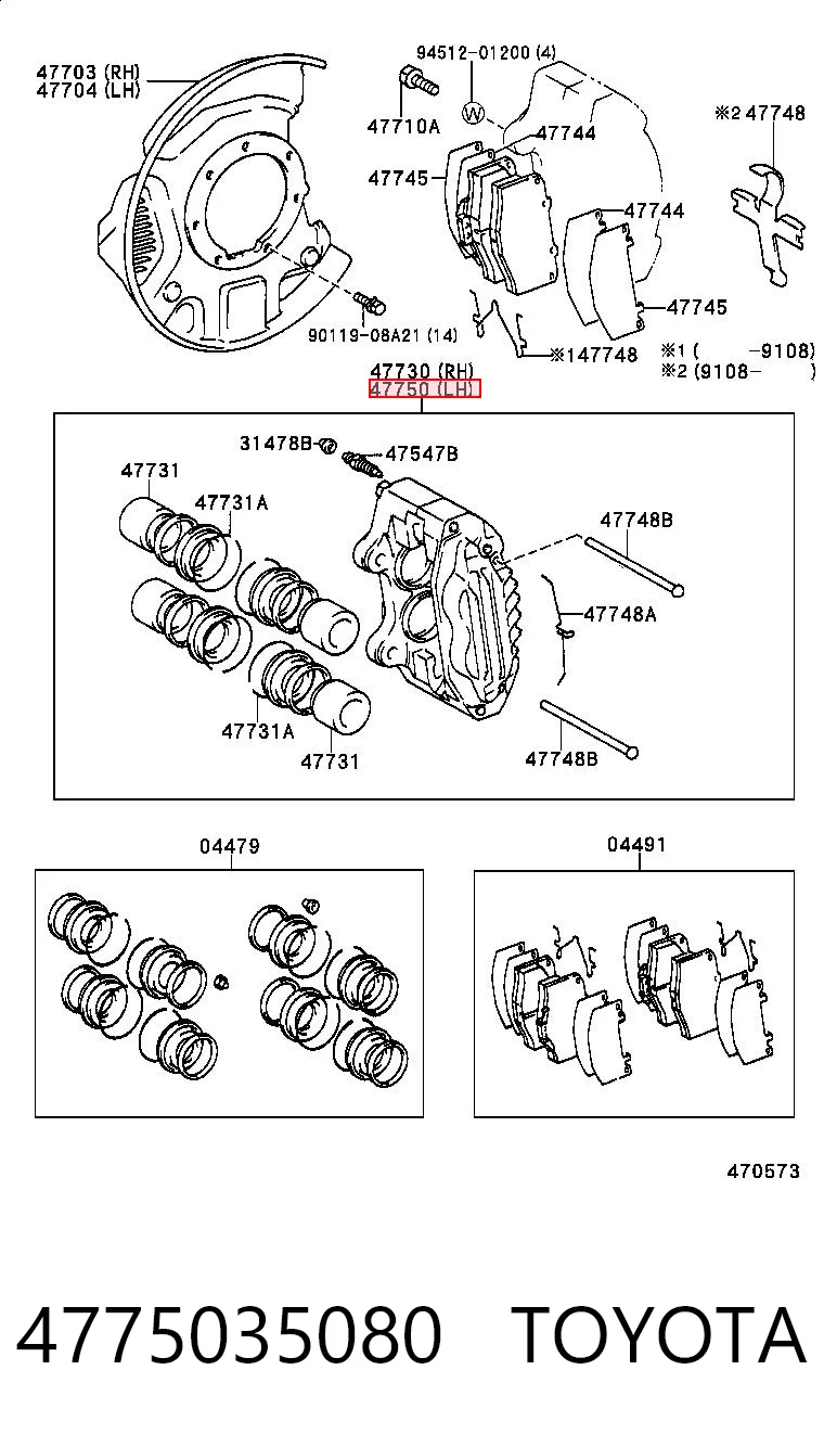 4775035080 Toyota