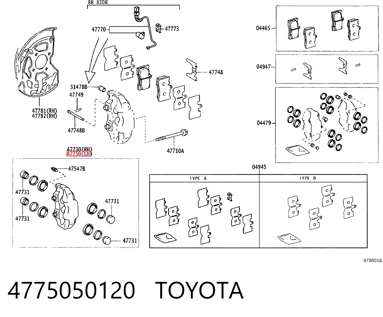 4775050120 Toyota