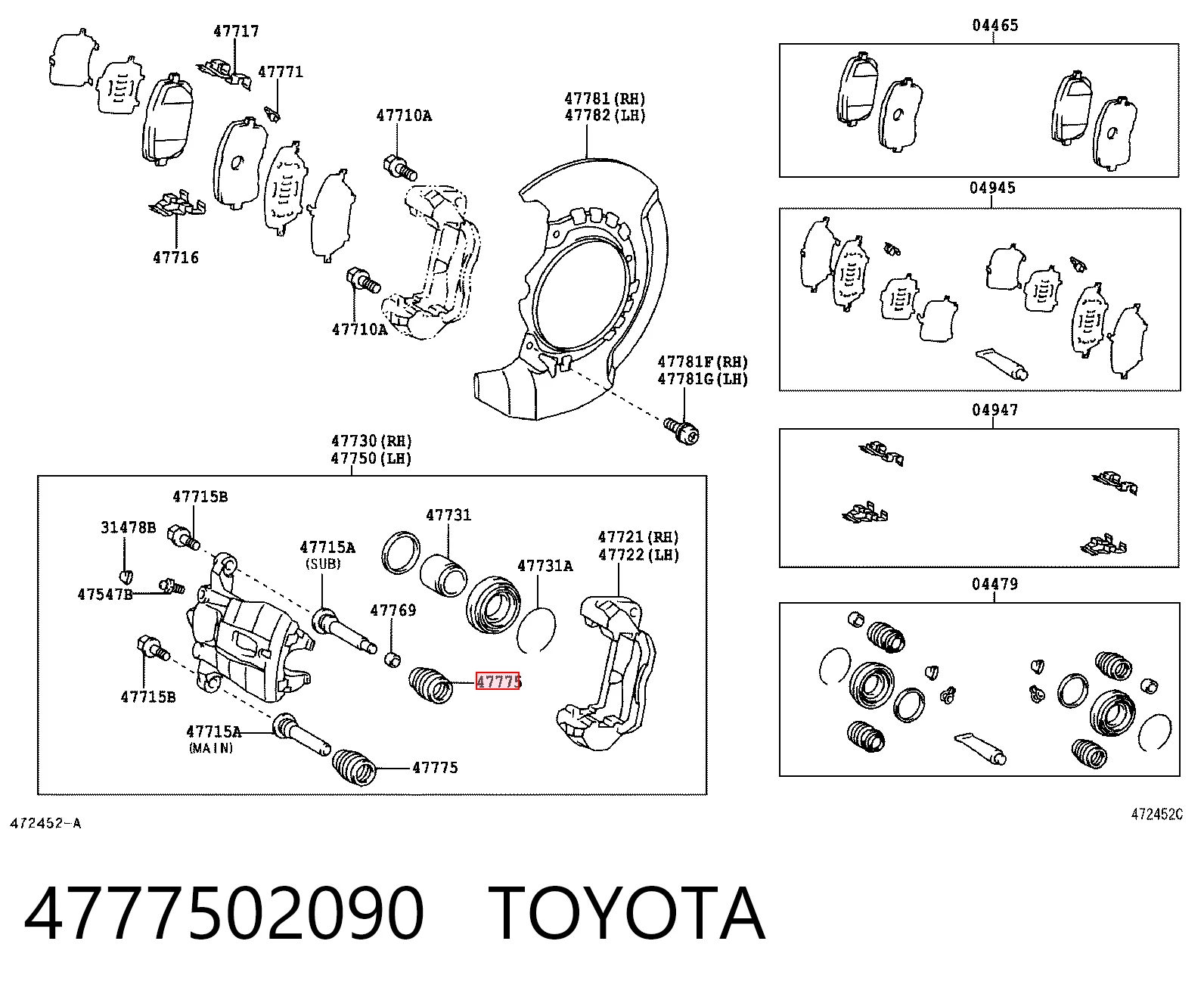 4777502090 Toyota