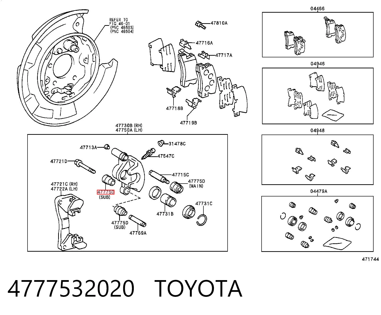 4777532020 Toyota