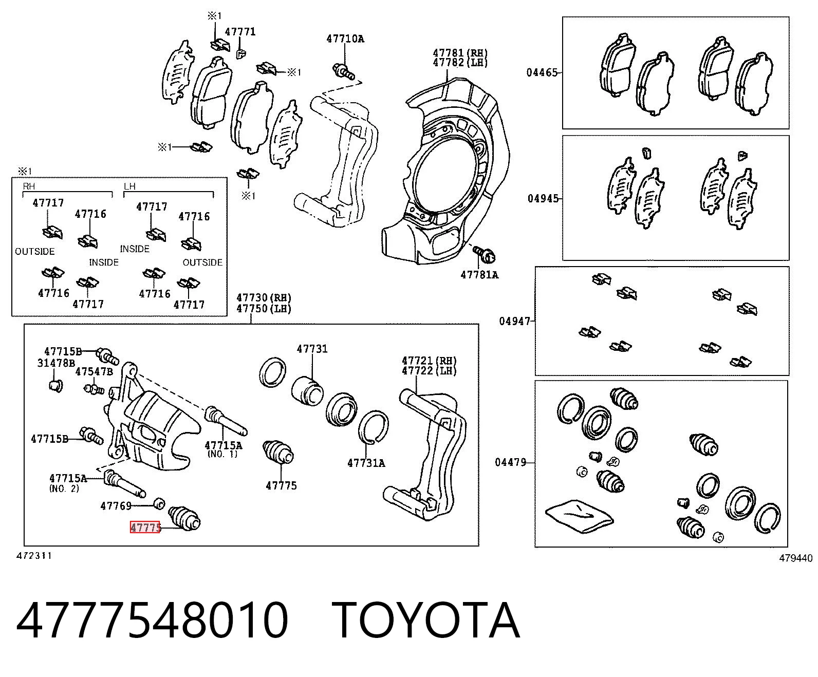 4777548010 Toyota