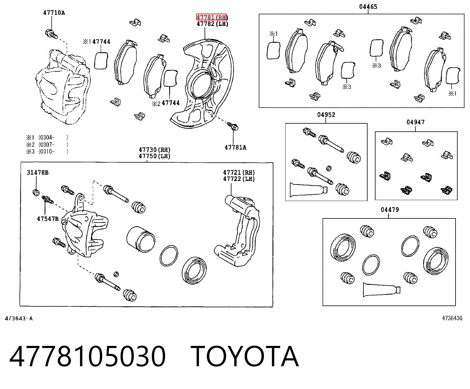 4778105030 Toyota