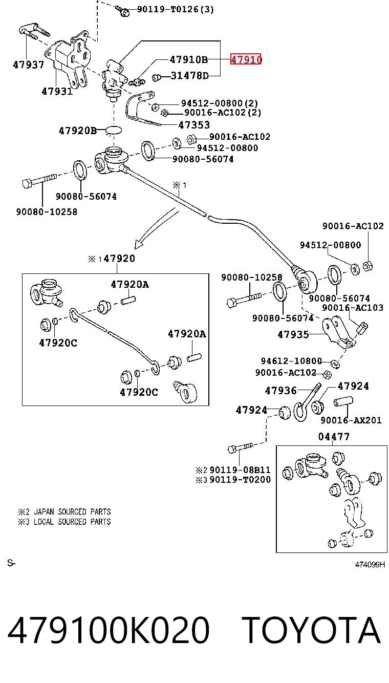 479100K020 Toyota 