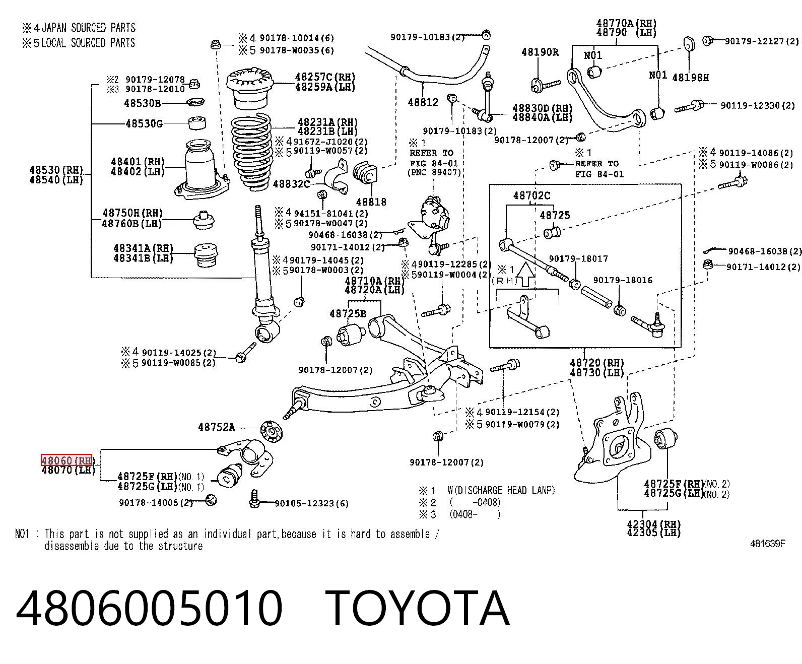 4806005010 Toyota