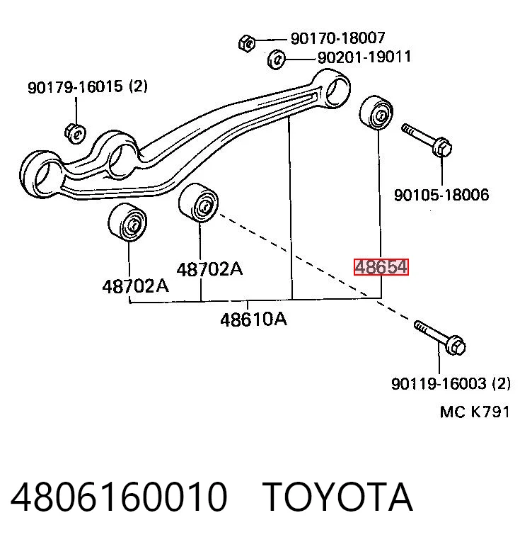 4806160010 Toyota