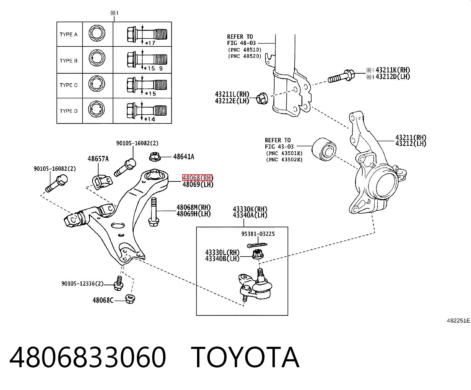 4806833060 Toyota