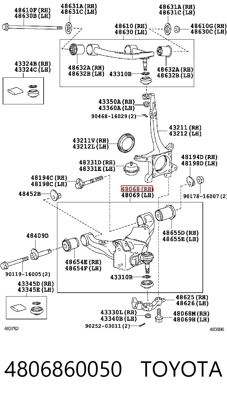 4806860050 Toyota