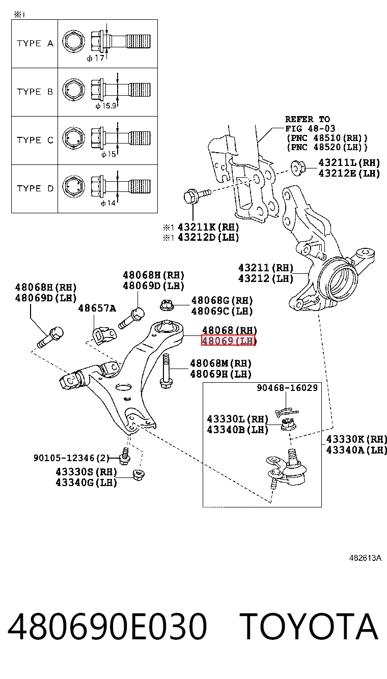 480690E030 Toyota
