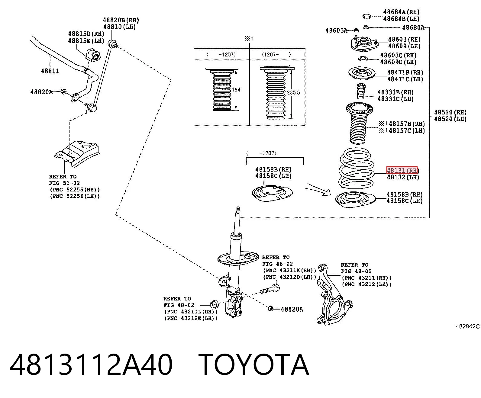 Mola dianteira Toyota Corolla preço, a partir de 14,22 USD