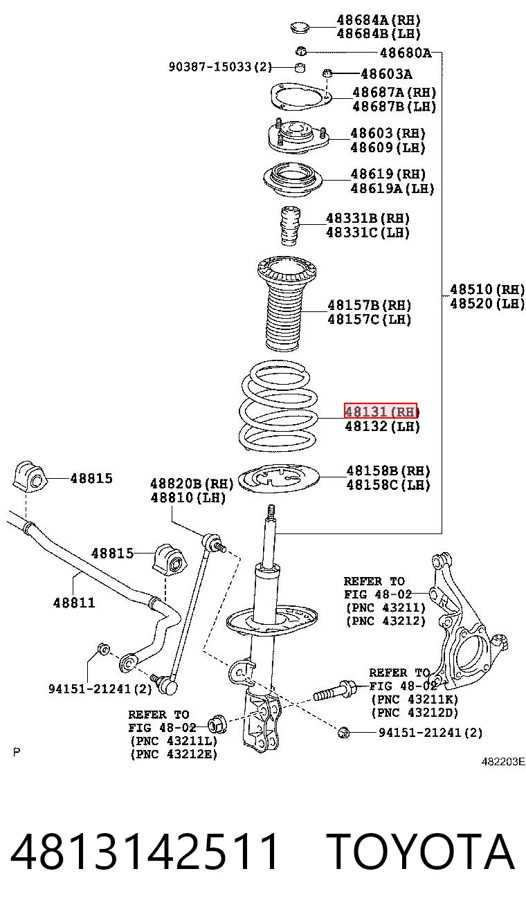 4813142511 Toyota