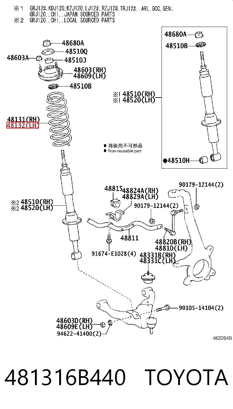 481316B440 Toyota