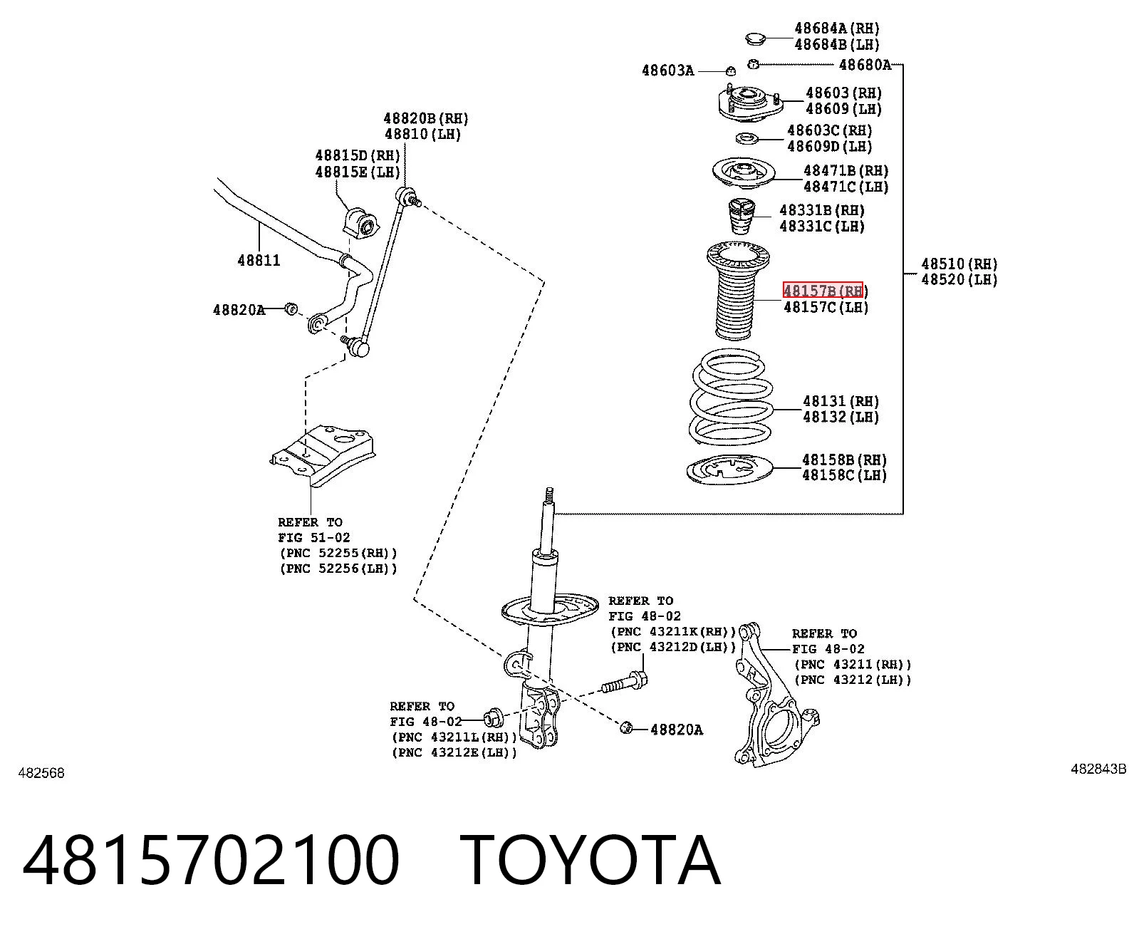 4815702100 Toyota