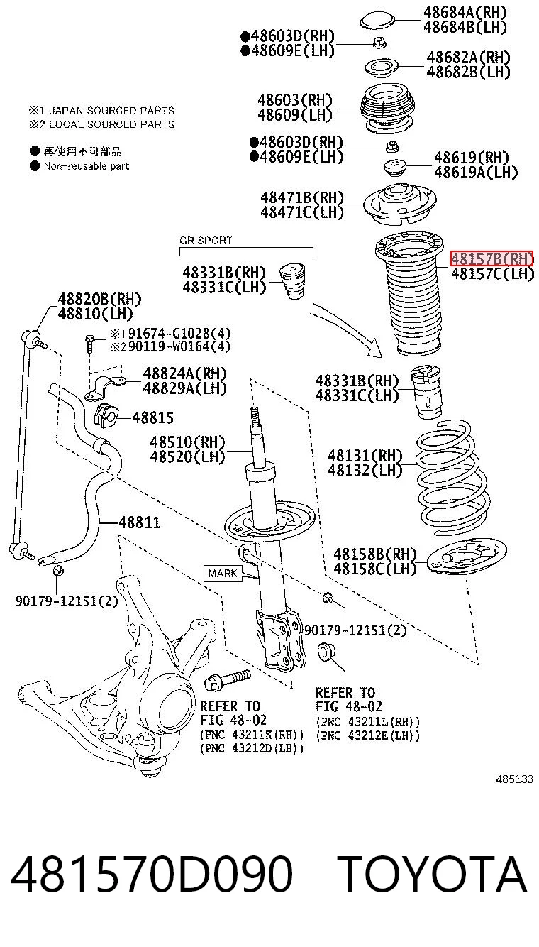 481570D090 Toyota