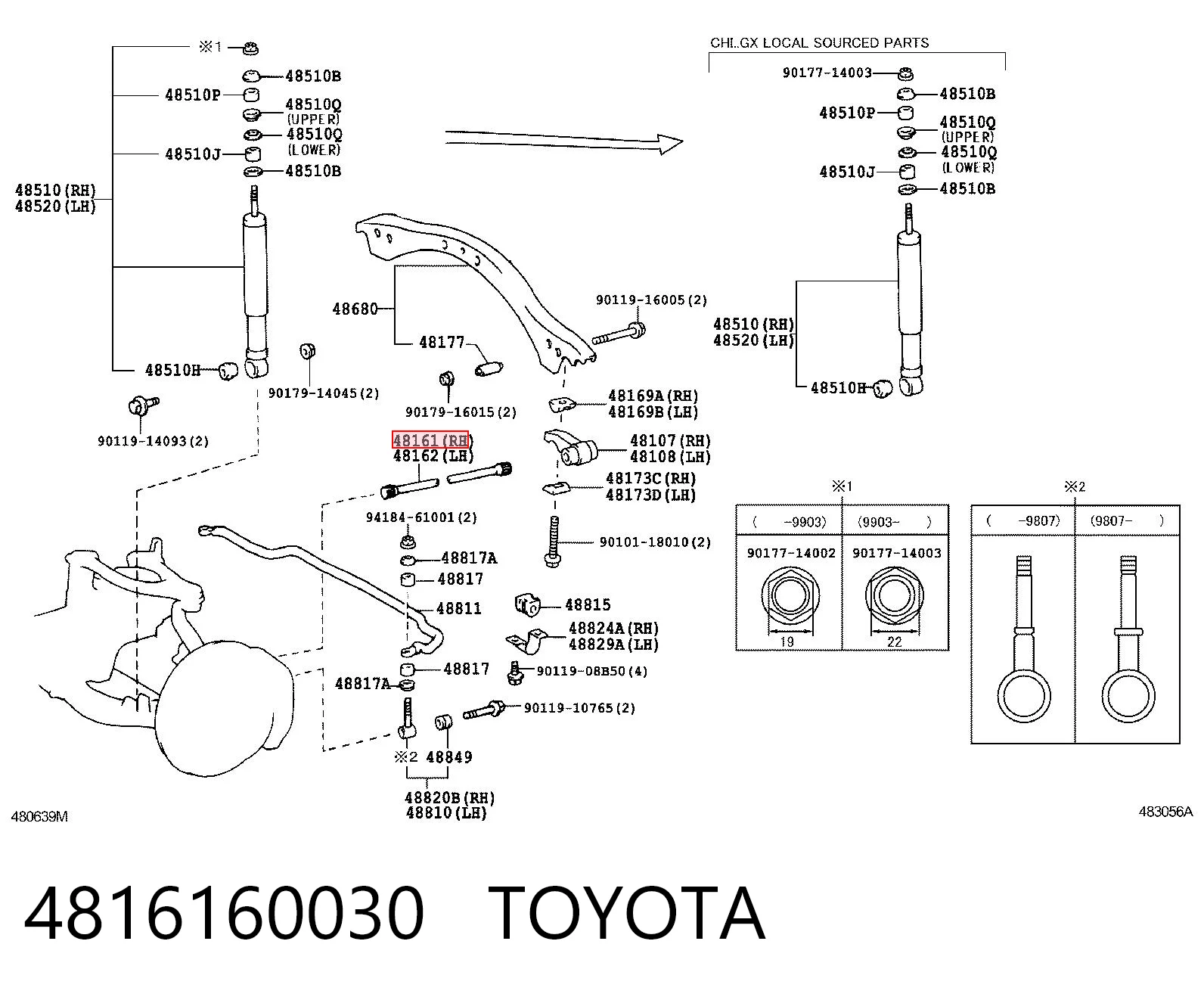 4816160030 Toyota