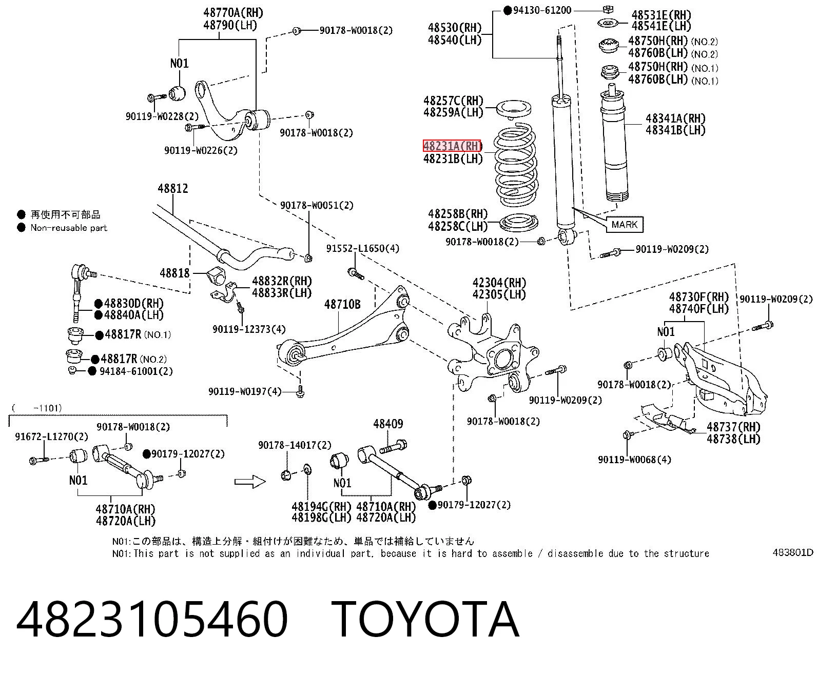 4823105460 Toyota