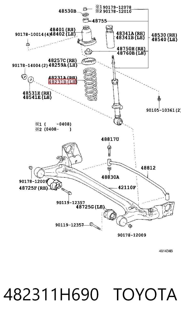 482311H690 Toyota