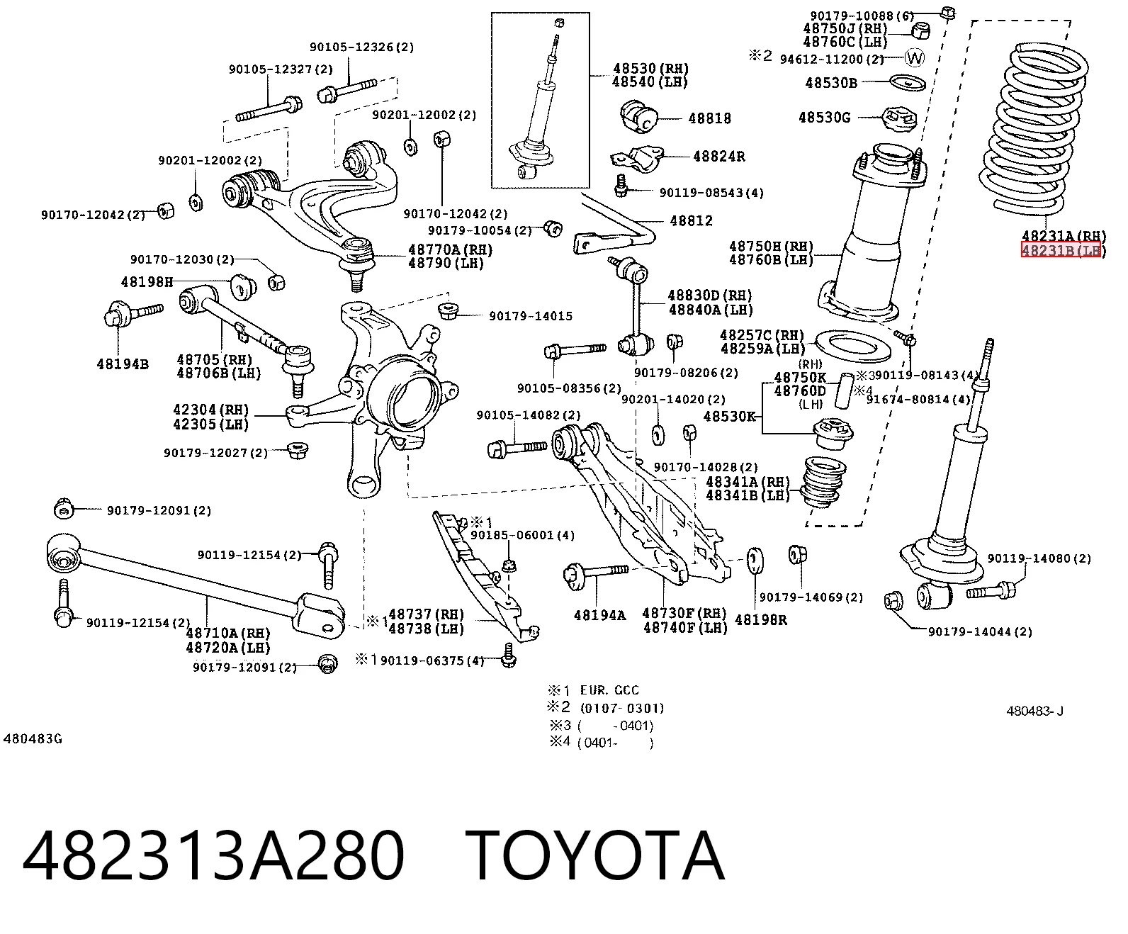 482313A280 Toyota