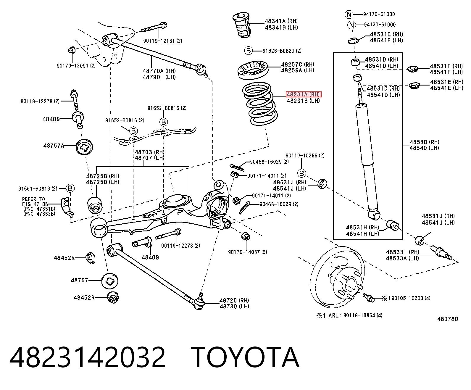 Preço da peça RAV4 I SUV