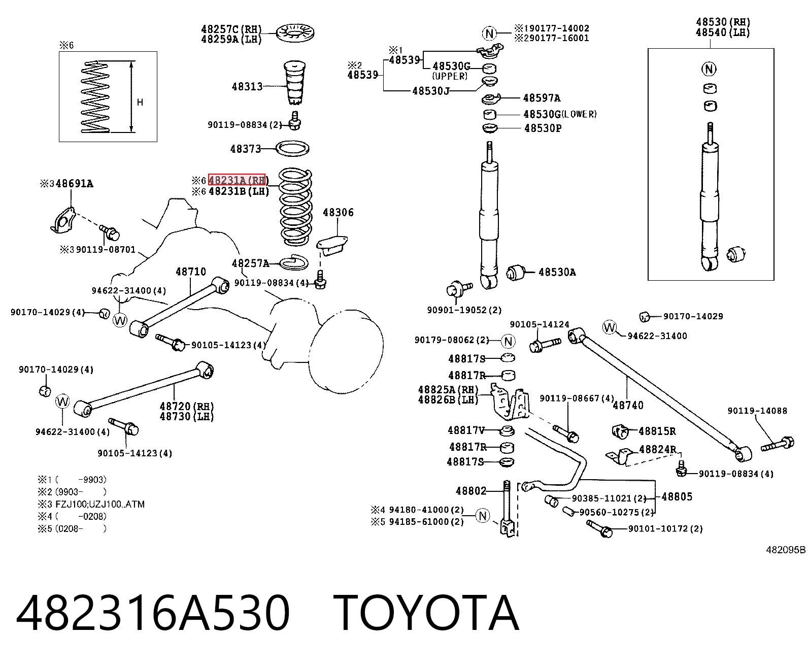 482316A530 Toyota