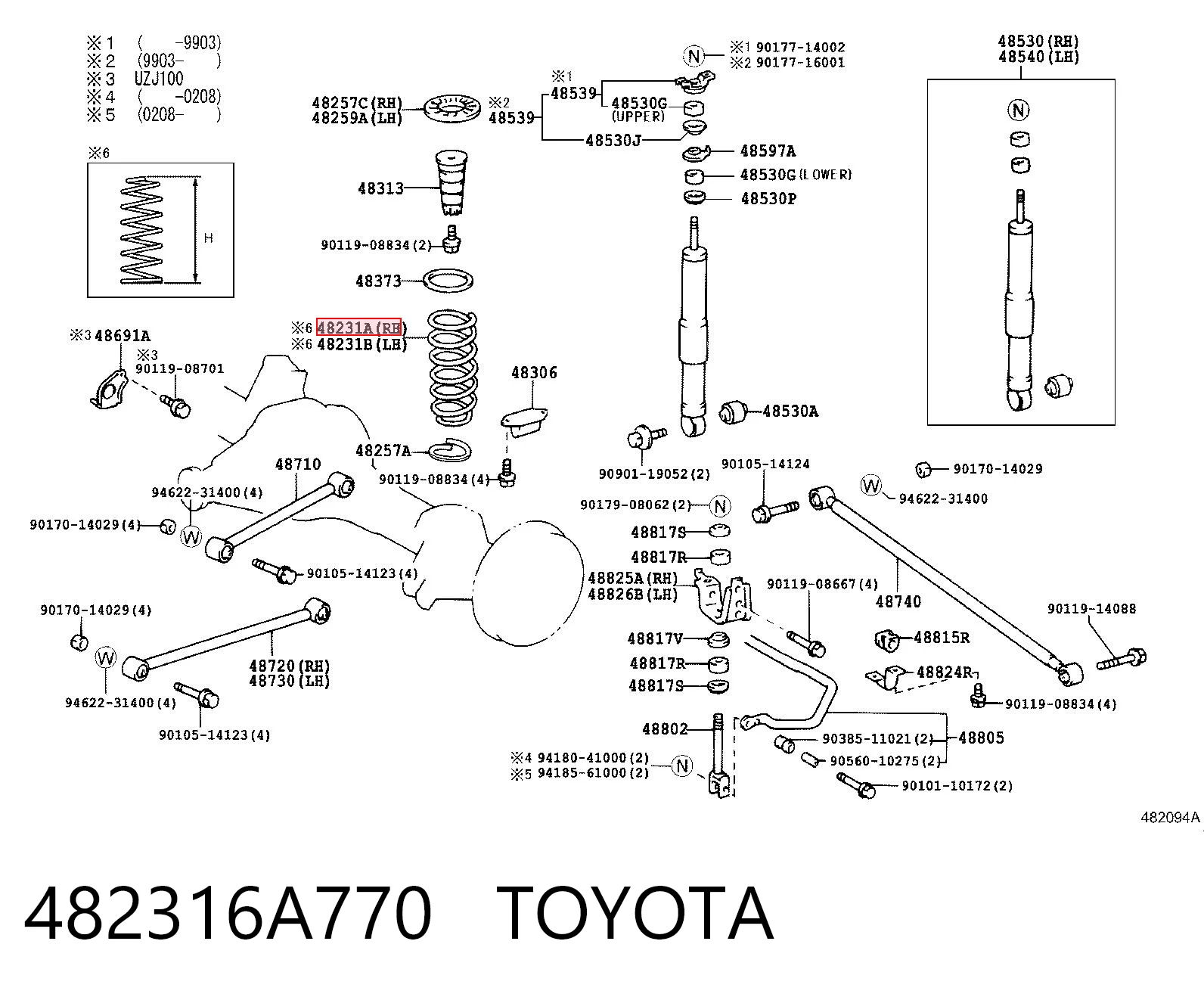 482316A770 Toyota