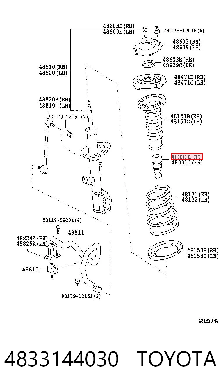 4833144030 Toyota