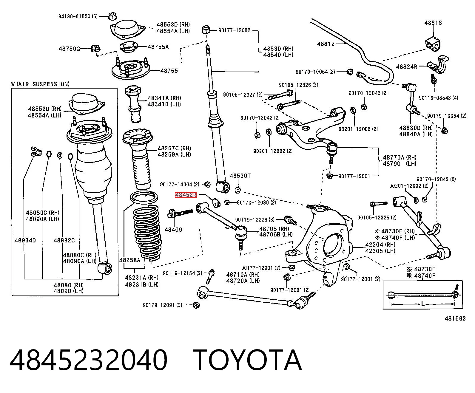 4845232040 Toyota