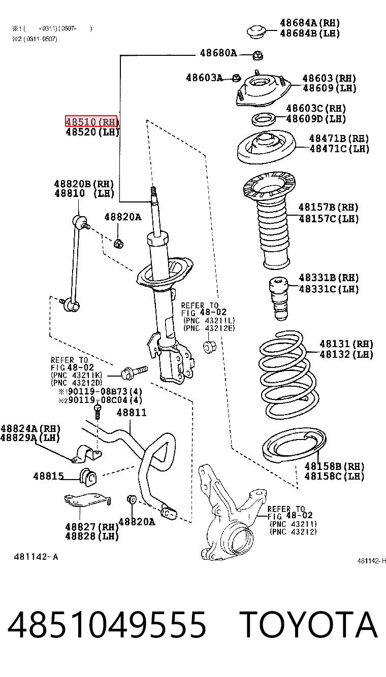 4851049555 Toyota