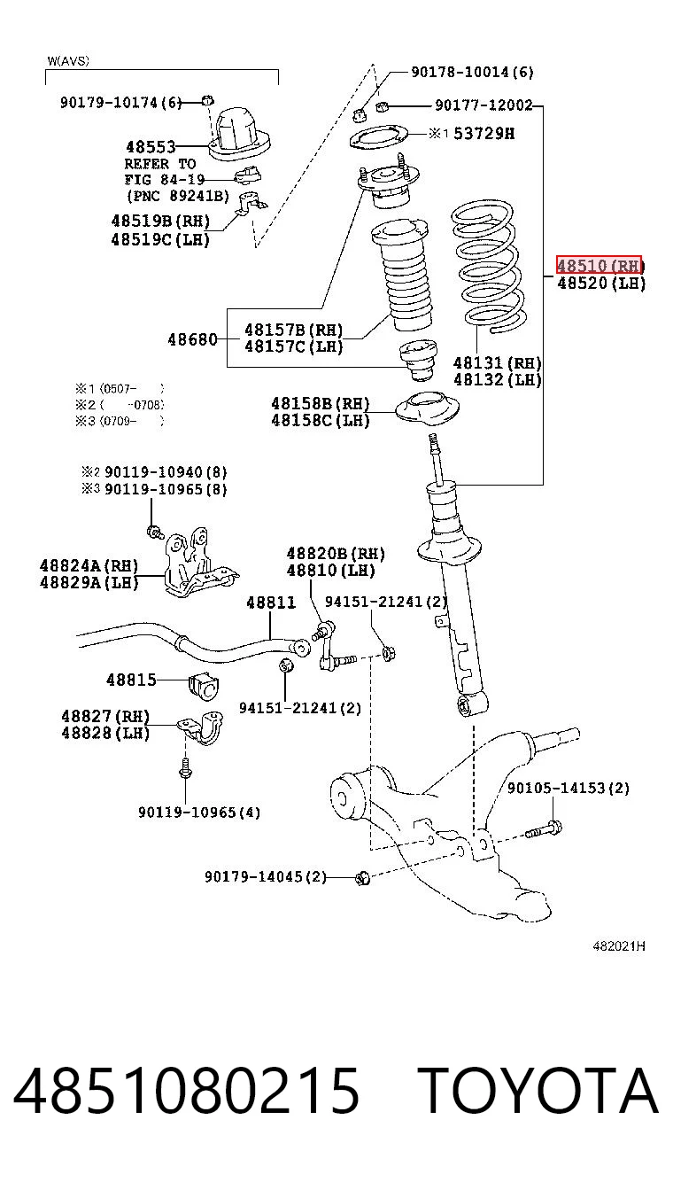 4851080215 Toyota