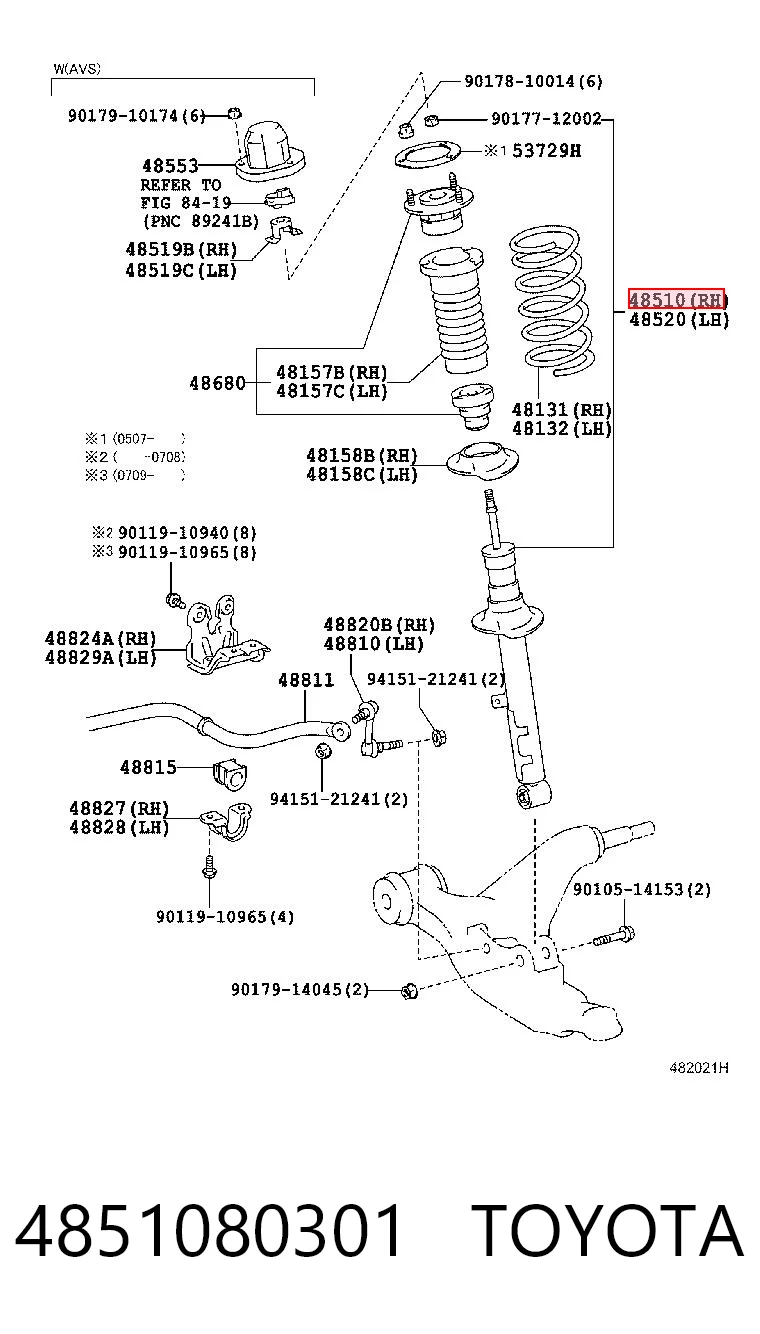 4851080301 Toyota