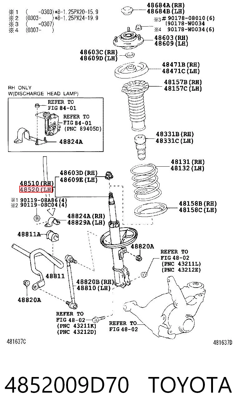4852009D70 Toyota