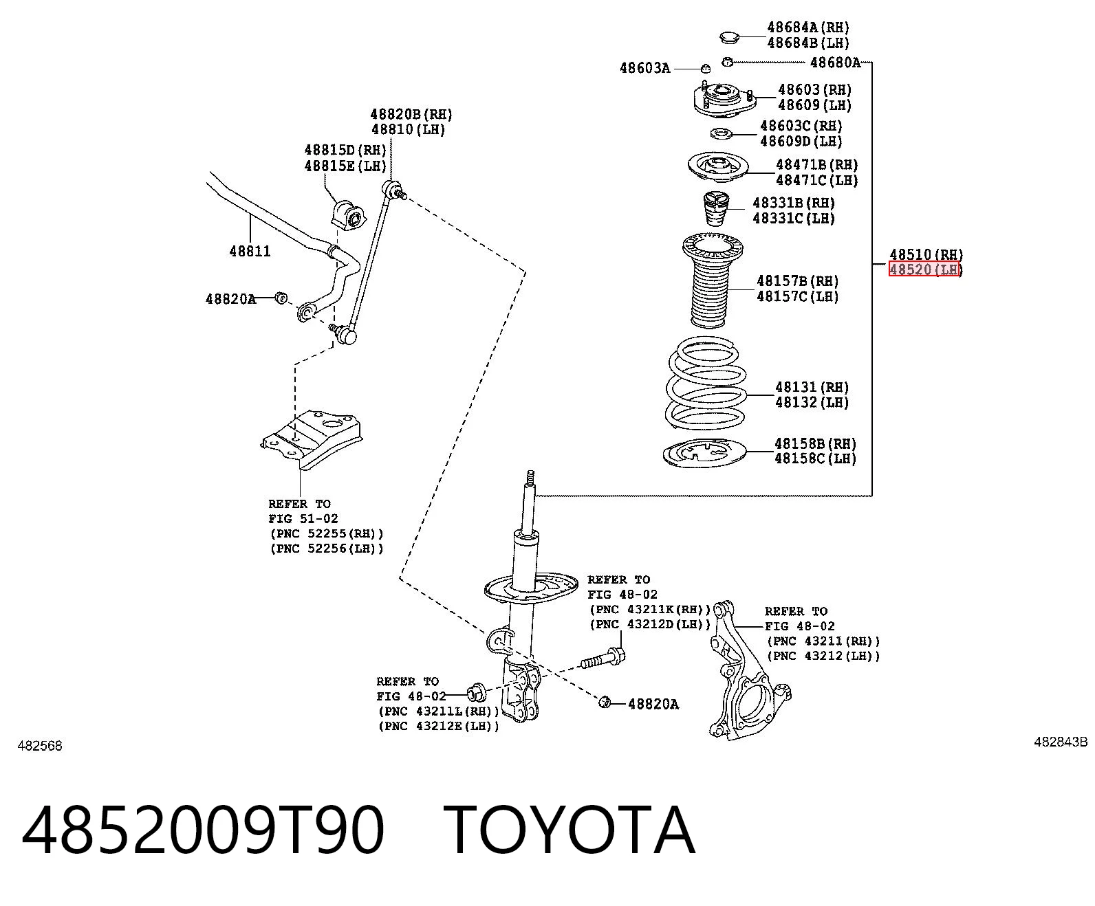 4852009T90 Toyota