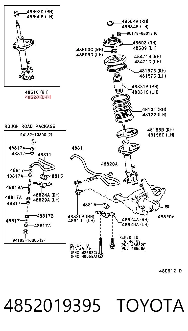 4852019395 Toyota