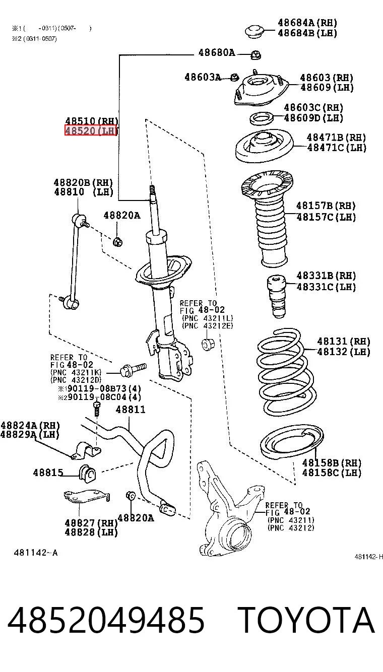 4852049485 Toyota