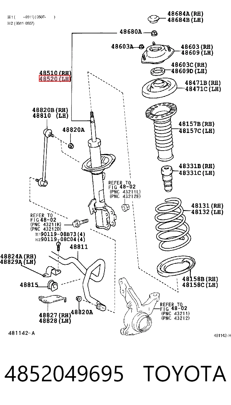 4852049695 Toyota