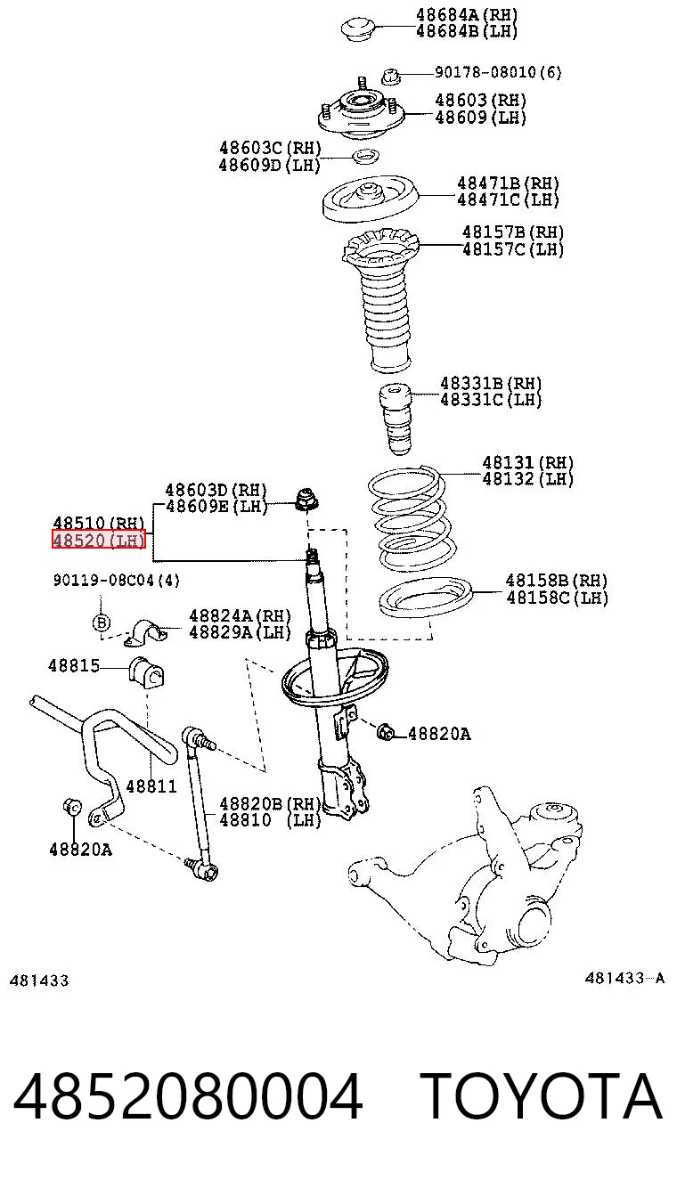4852080004 Toyota