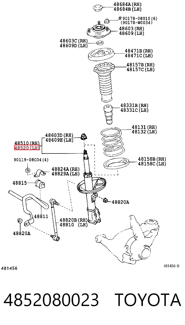 4852080023 Toyota