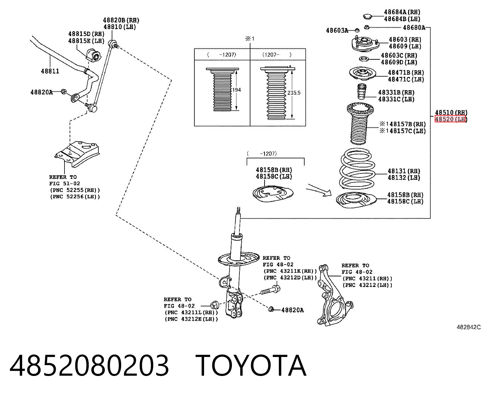 4852080203 Toyota