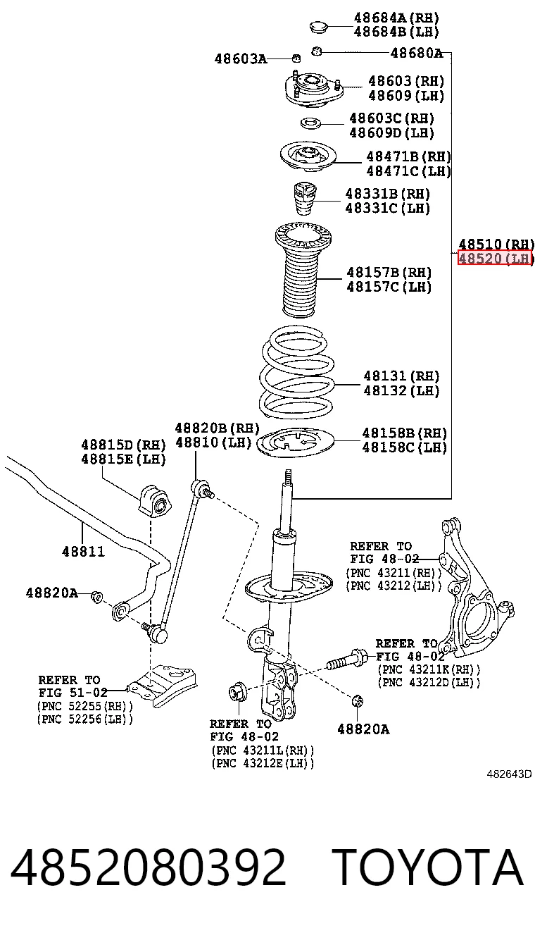 4852080392 Toyota