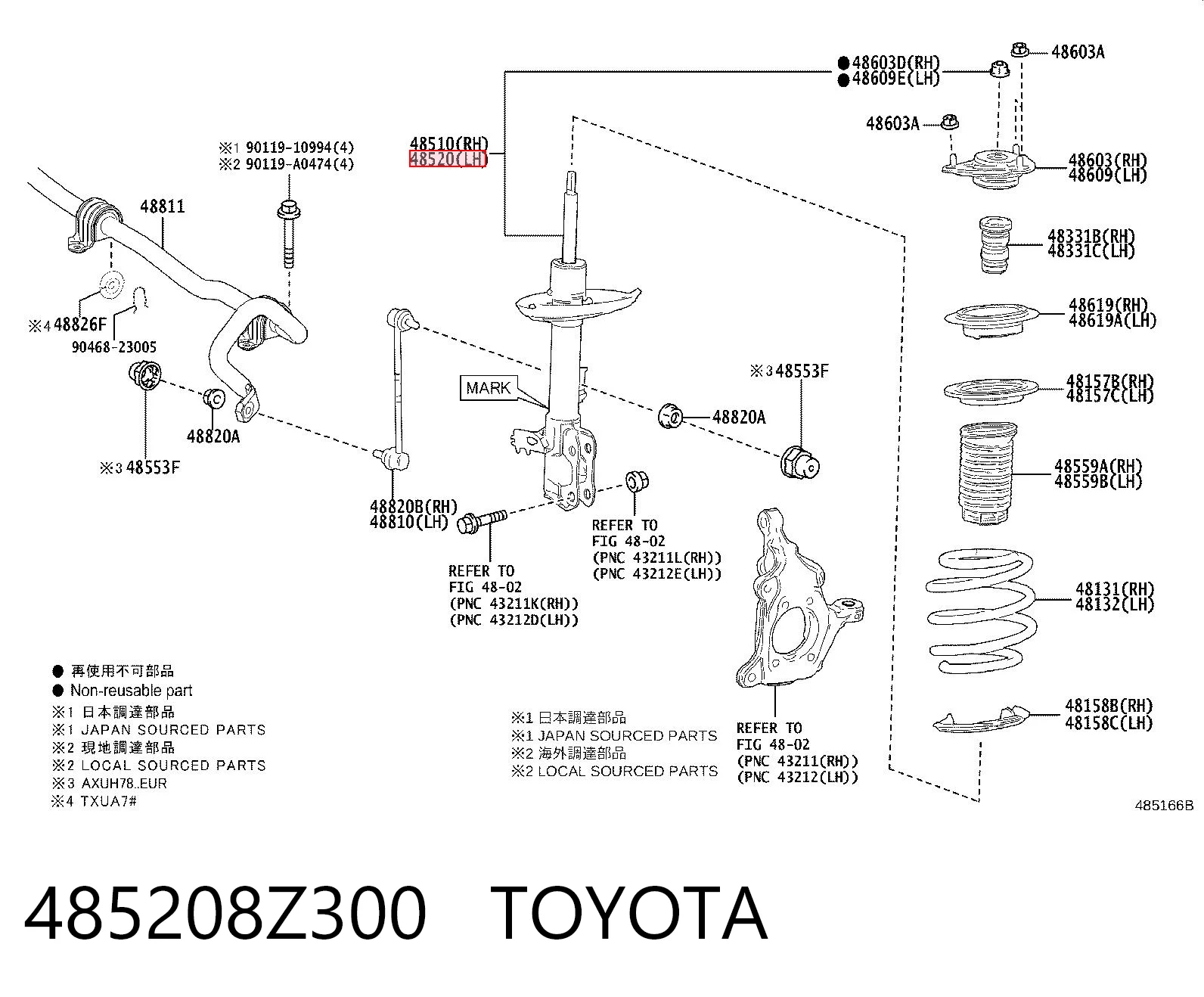 485208Z300 Toyota
