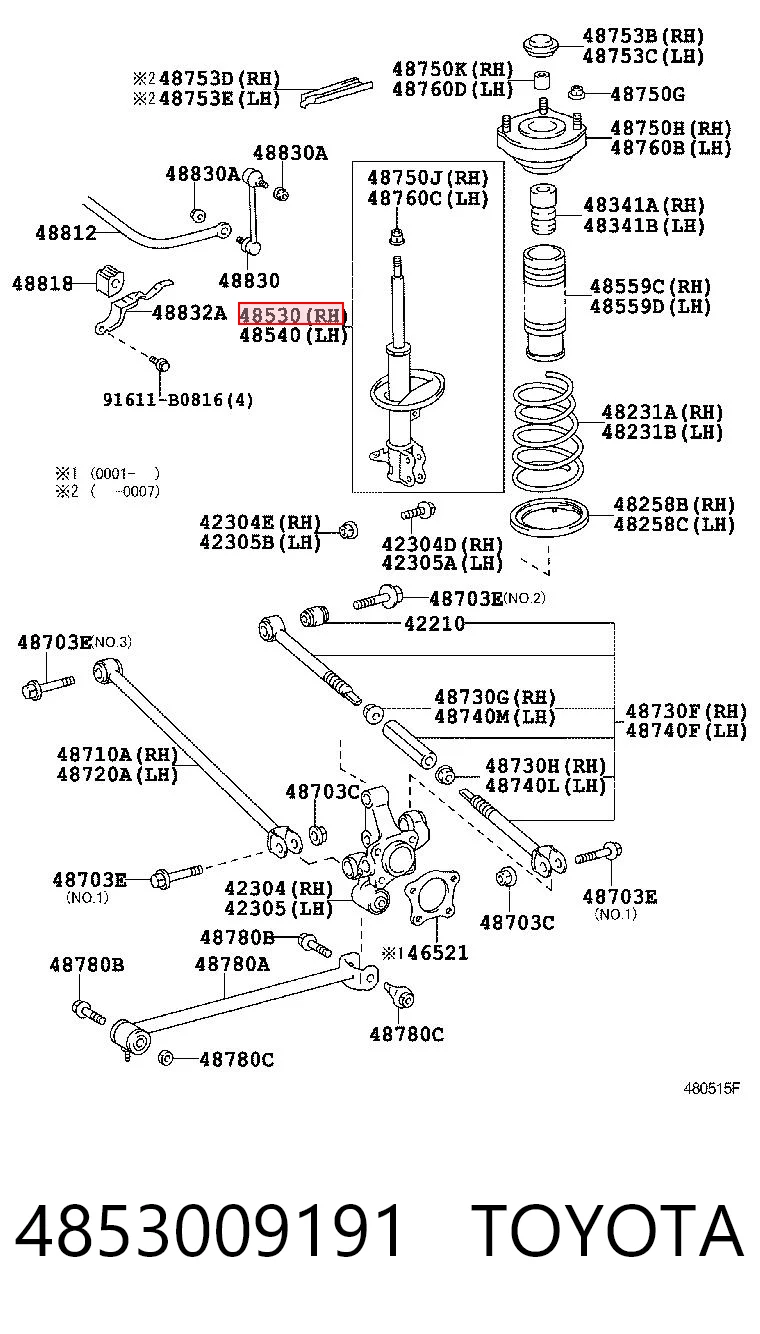 4853009191 Toyota