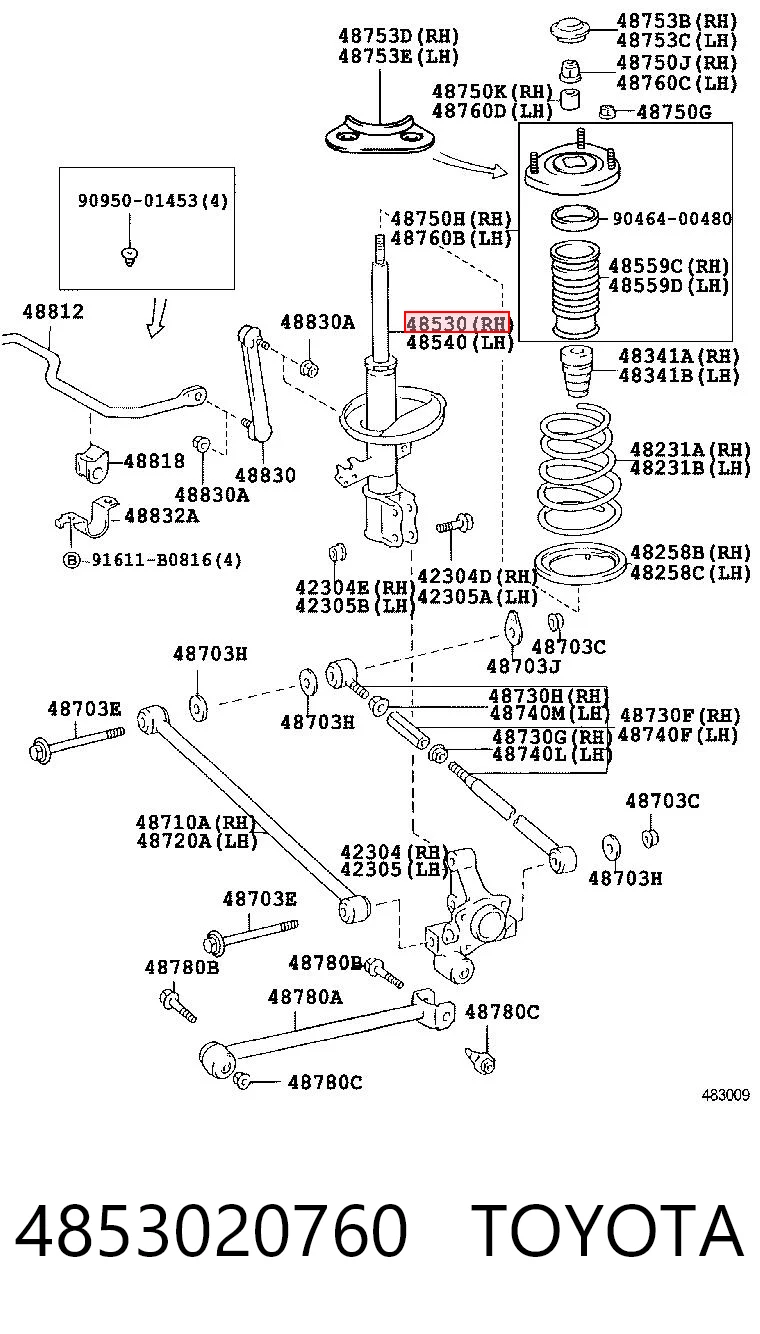 4853020760 Toyota