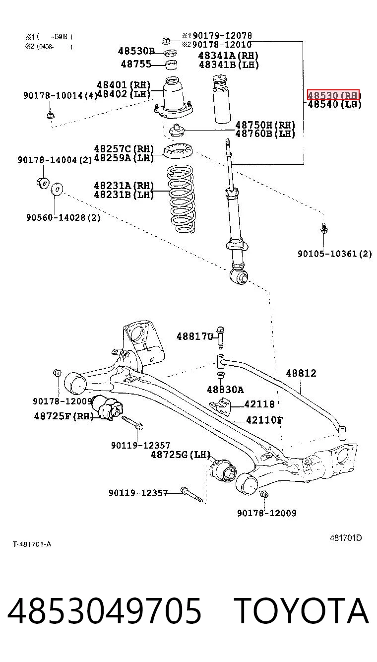 4853049705 Toyota