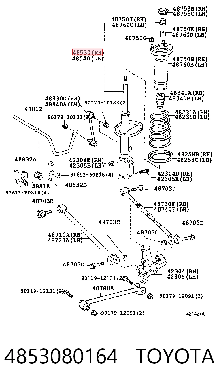 4853080164 Toyota