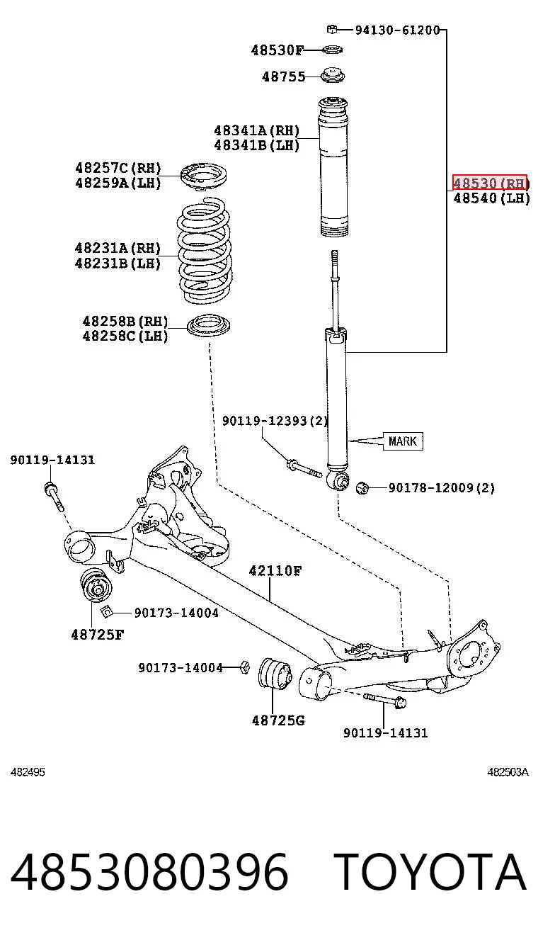 4853080396 Toyota
