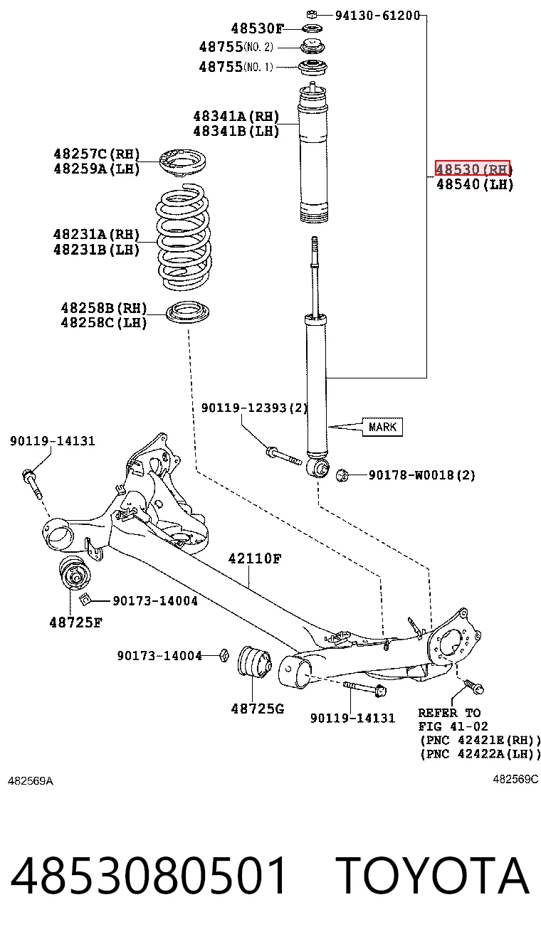 4853080501 Toyota
