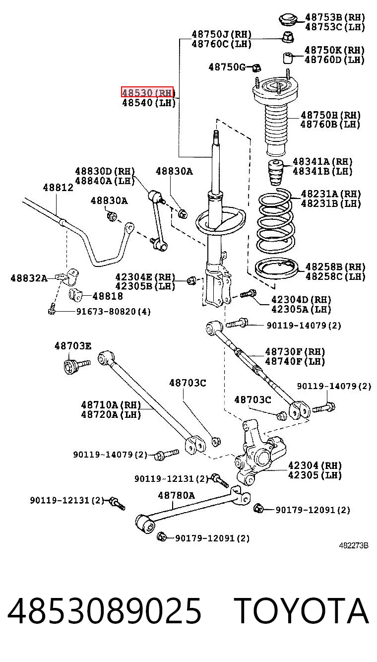 4853089025 Toyota