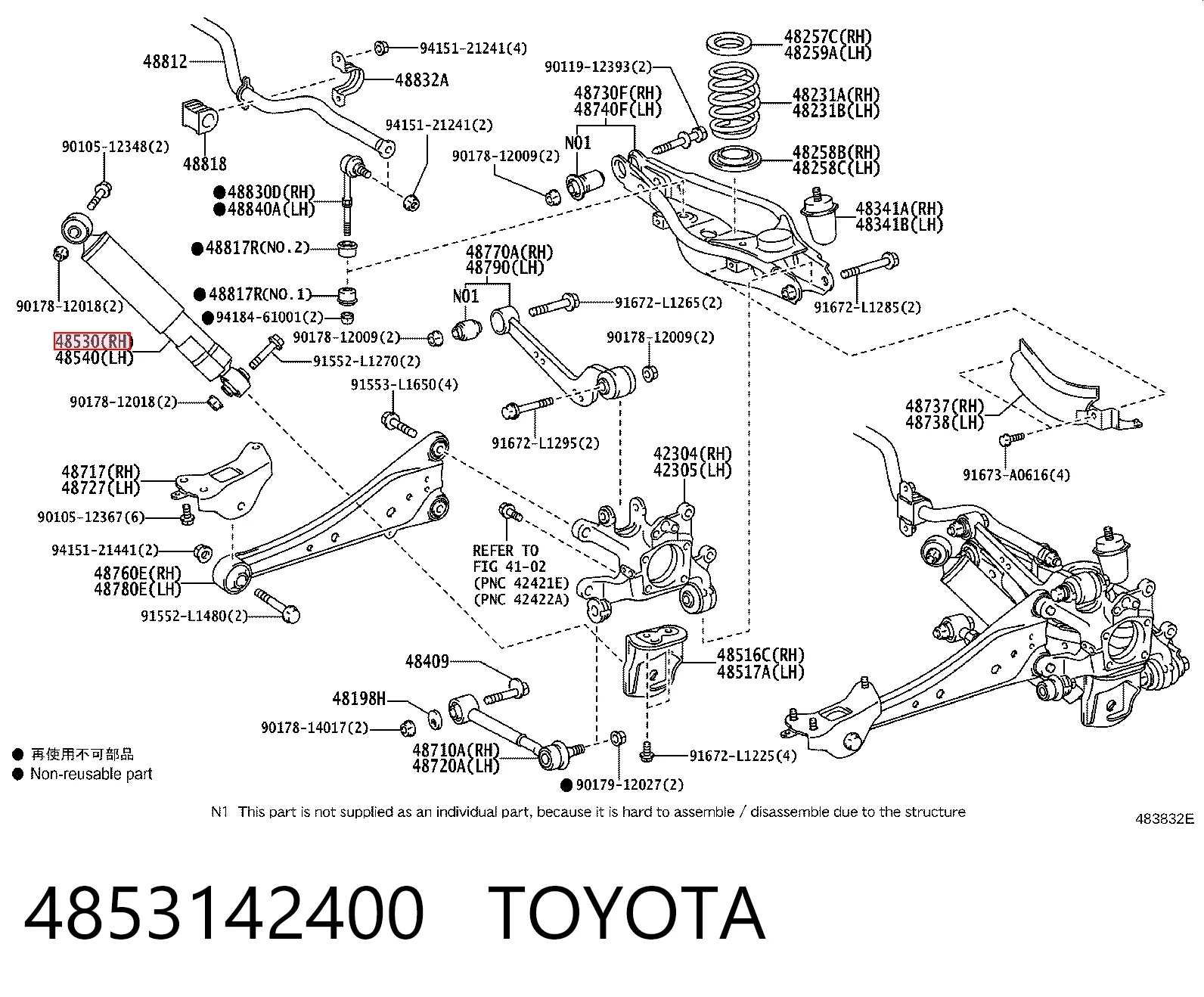 4853142400 Toyota