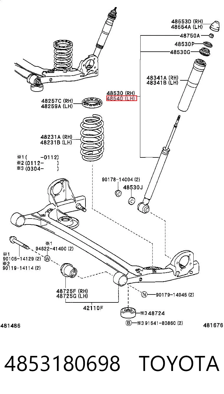 4853180698 Toyota