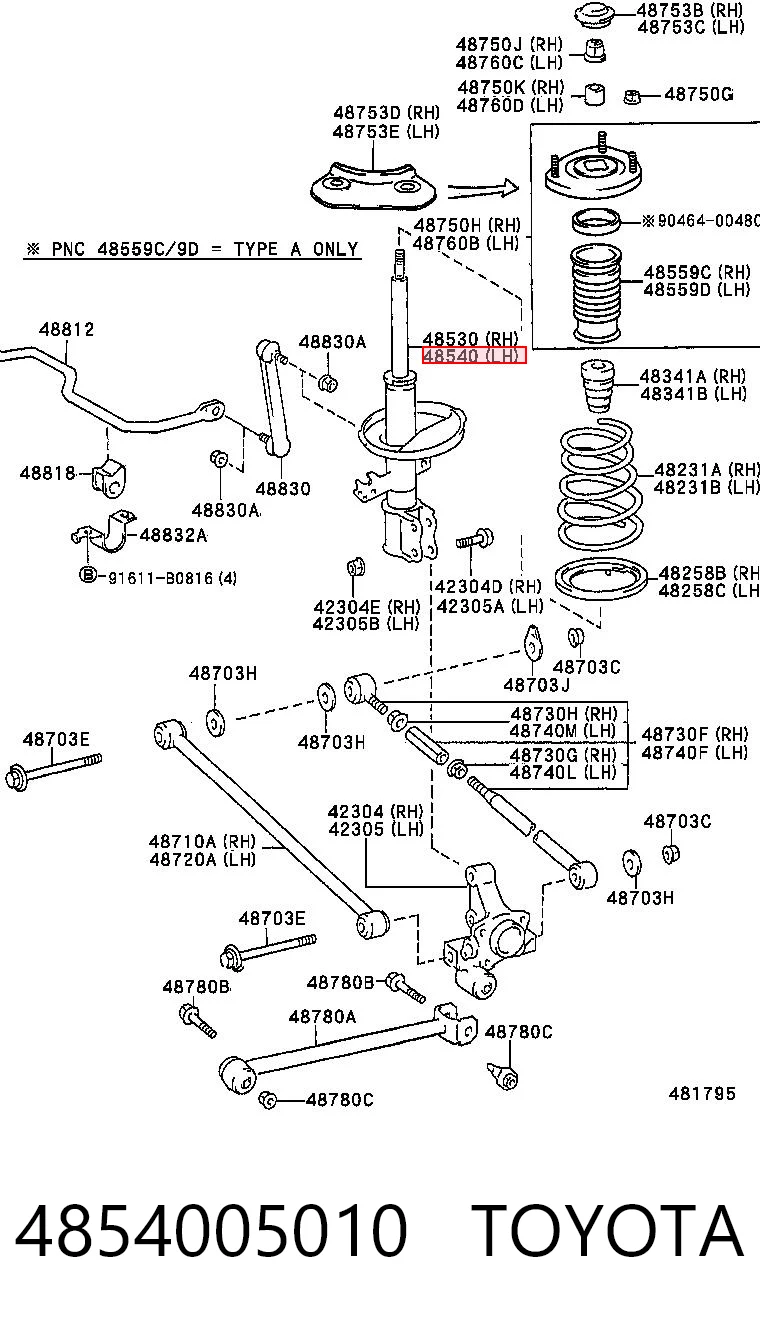 4854005010 Toyota